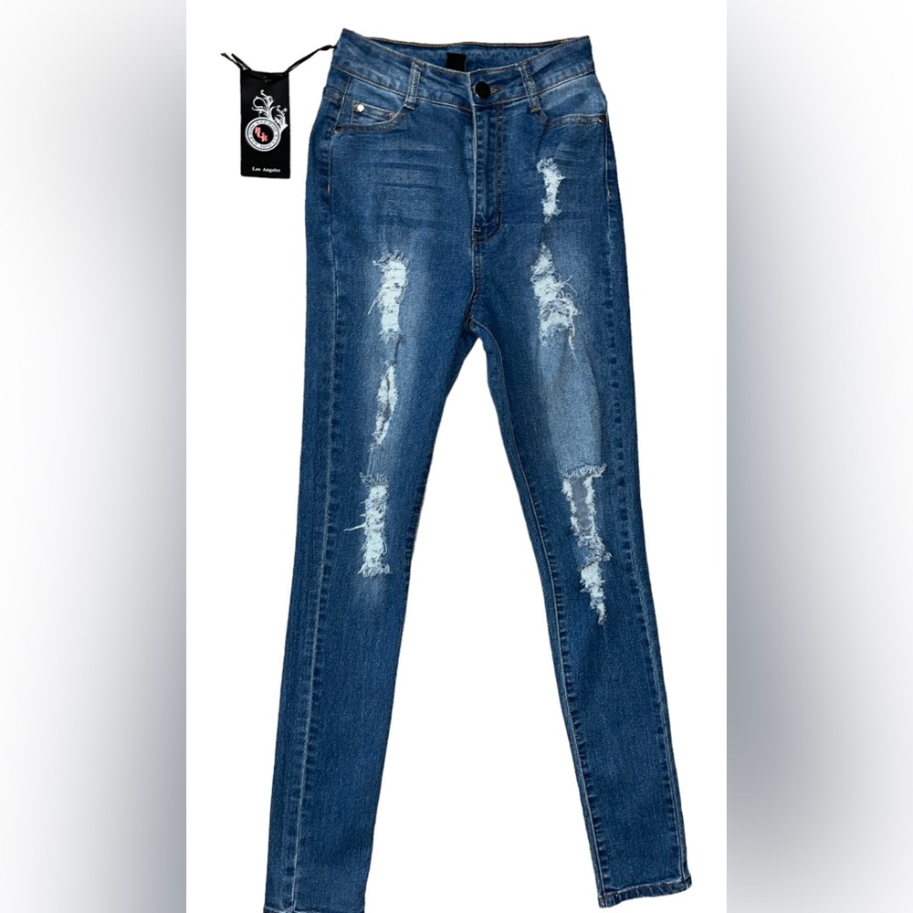 Blue B.O.B Ripped Jeans